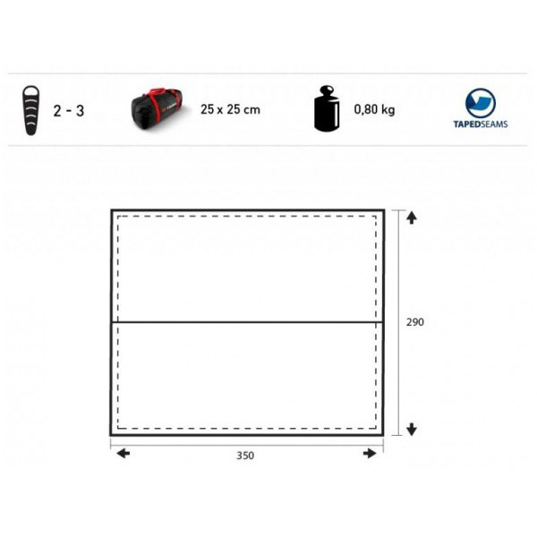 Намет-намет Trimm TRACE, зелений 