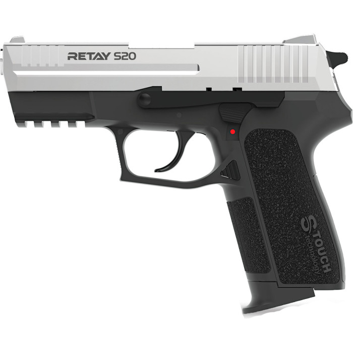 Пістолет стартовий Retay S20 9мм nickel (S530102N) 
