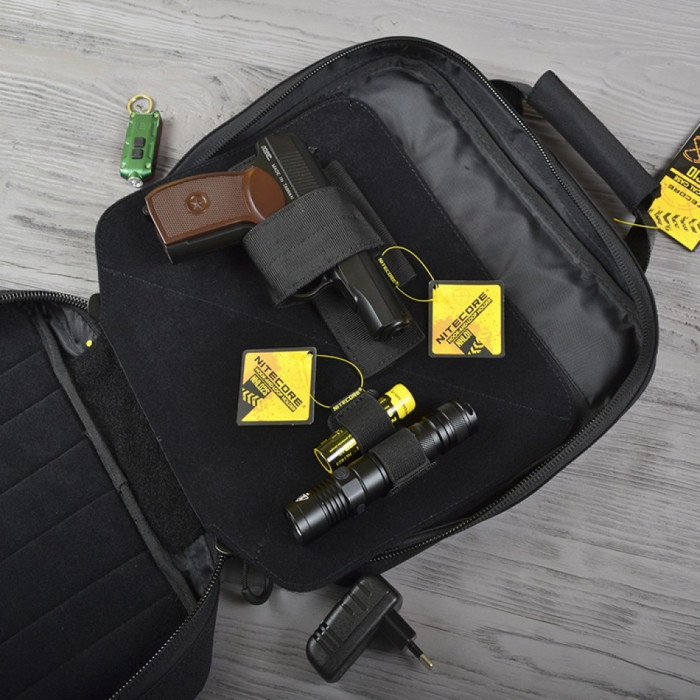Сумка тактична Nitecore NTC10 (Cordura 1050D) + комплект модульних кишень (5шт.) 