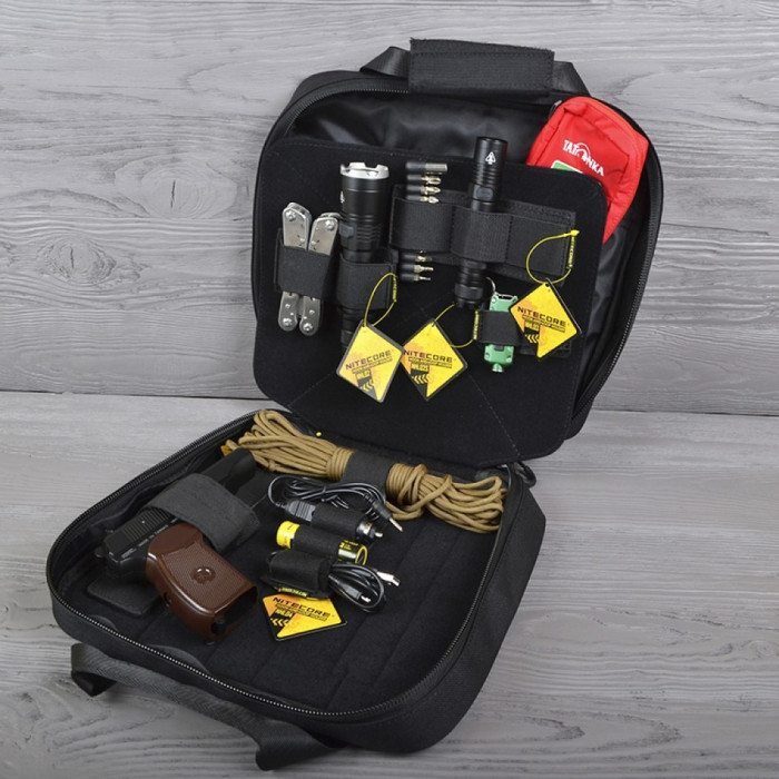 Сумка тактична Nitecore NTC10 (Cordura 1050D) + комплект модульних кишень (5шт.) 