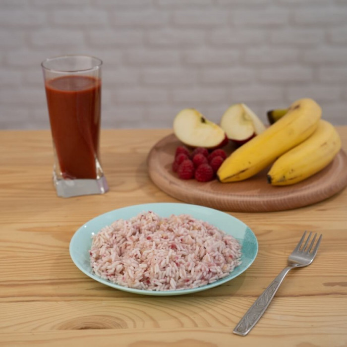 Каша рисова з фруктами та ягодами сублімована 