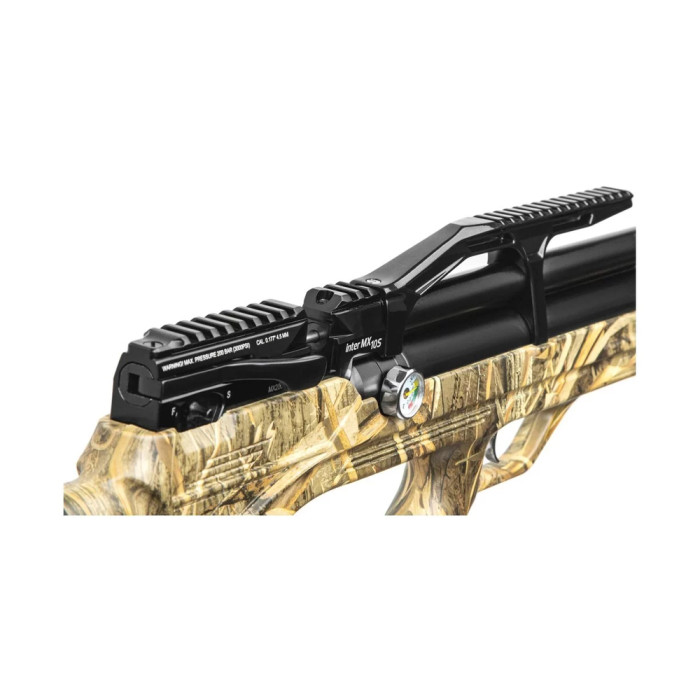 Пневматична Редукторна PCP гвинтівка Aselkon MX10-S Camo Max 5 кал. 4.5 