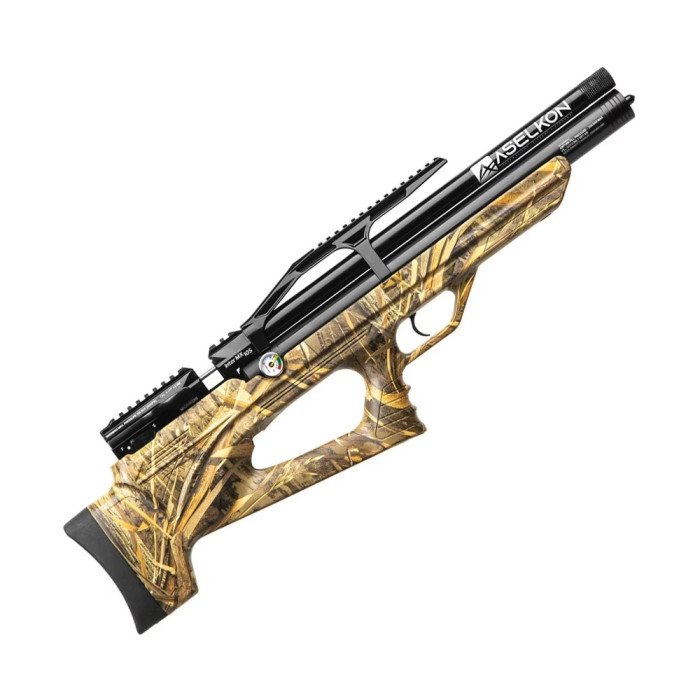 Пневматична Редукторна PCP гвинтівка Aselkon MX10-S Camo Max 5 кал. 4.5 