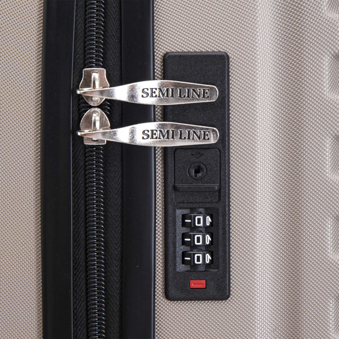 Валіза Semi Line 24" (M) Champagne (T5864-2) 