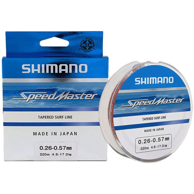 Шоклідер Shimano Speedmaster Tapered Surf Line 220m 0.33-0.57mm 7.20-17.0kg