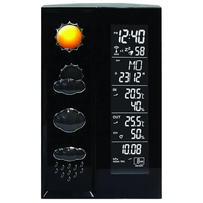 Метеостанція Technoline WS6650 Black (WS6650) 