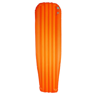 Матрац туристичний самонадувний одномісний Flextail R05 AVS Mummy надлегкий, 183х65х7 см з насосною капсулою AVS, помаранчевий