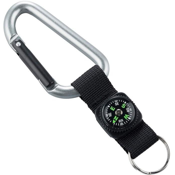 Карабін munkees 8 mm with strap, compass, keyring (3228) 