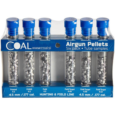 Тестовий набір кулі Coal Hunting & Field Line pellets 4,5 мм