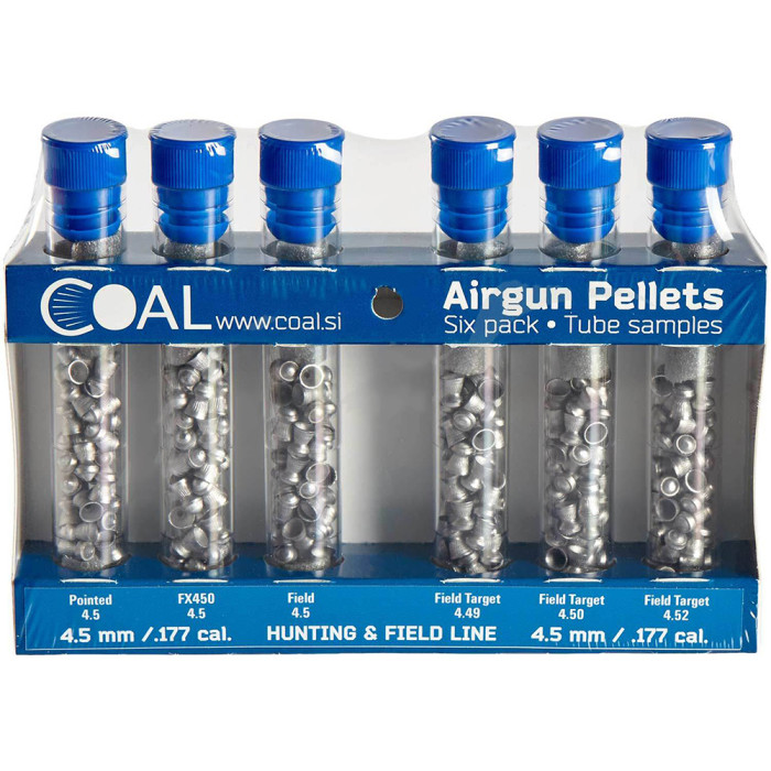 Тестовий набір кулі Coal Hunting & Field Line pellets 4,5 мм 