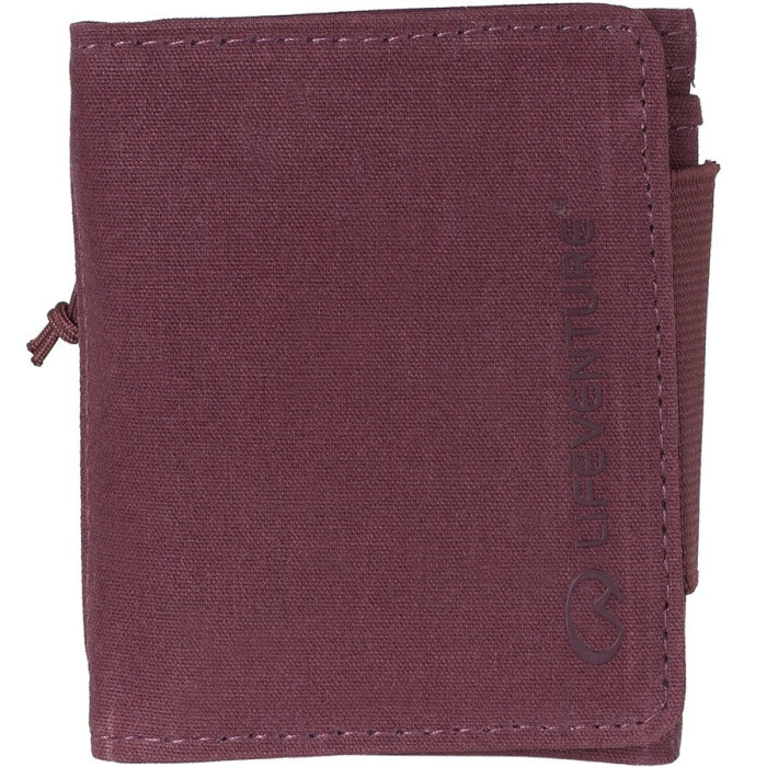 Гаманець RFID Lifeventure Tri-Fold Wallet, Aubergine 