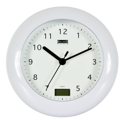 Годинник настінний Technoline 506271 Bathroom Clock White (506271)