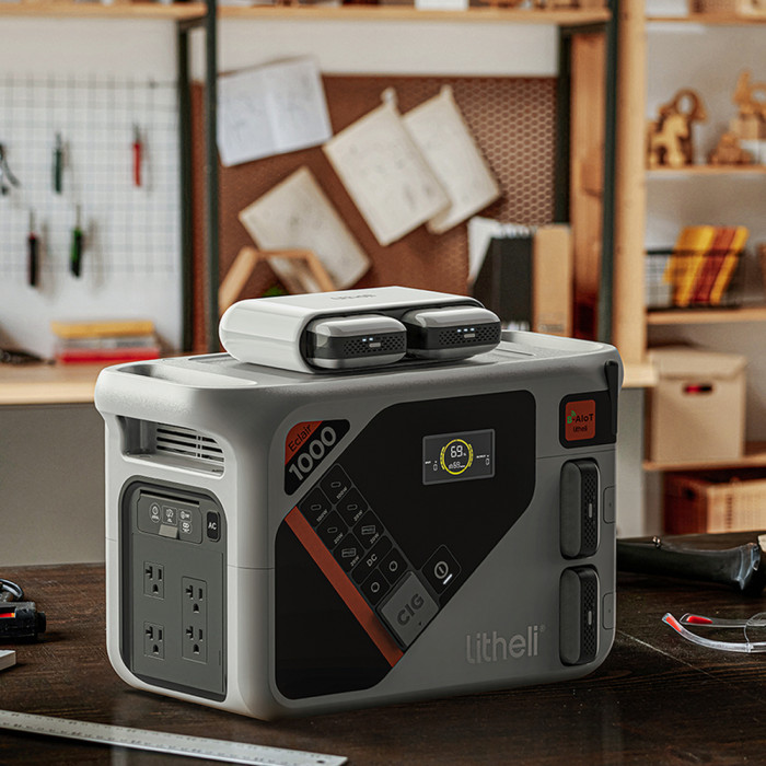 Зарядний пристрій для двох Power Bank Litheli U20 