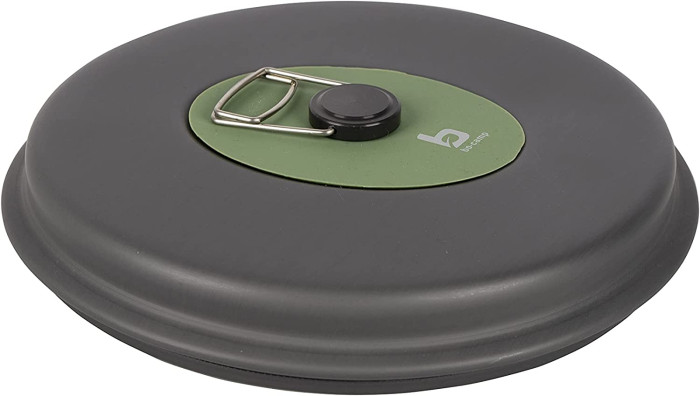 Набір посуду Bo-Camp Explorer 4 Pieces Hard Anodized Grey /Green (2200244) 