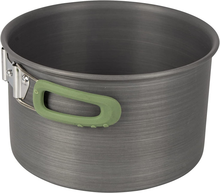 Набір посуду Bo-Camp Explorer 4 Pieces Hard Anodized Grey /Green (2200244) 