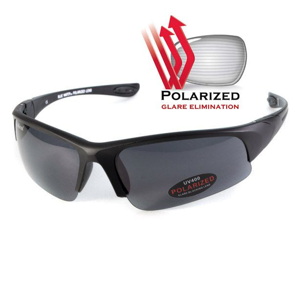Окуляри BluWater Bay Breeze Polarized (gray) чорні 