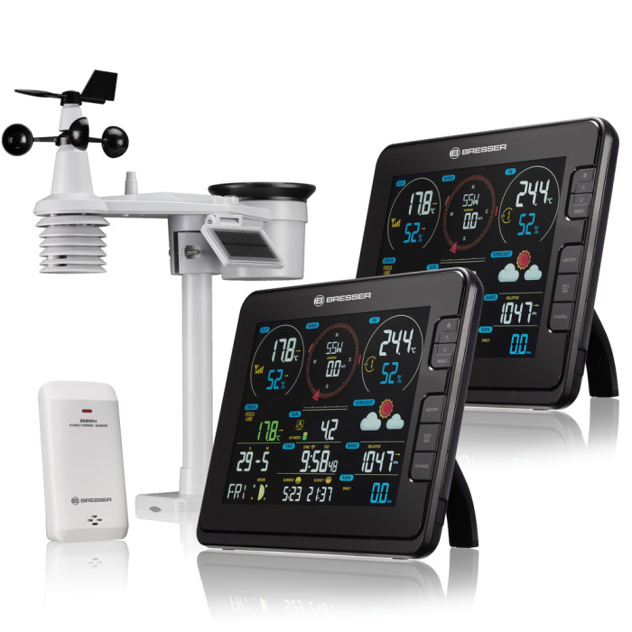 Метеостанція Bresser Professional WIFI Weather Centre 7in1 with Additional Base Station (7002541/10868) (932006)