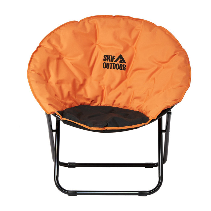 Стілець розкладний Skif Outdoor Shell. Чорний/помаранчевий 