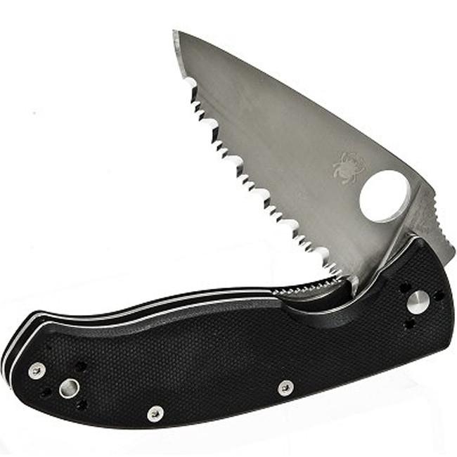 Ніж Spyderco Tenacious, серрейтор 