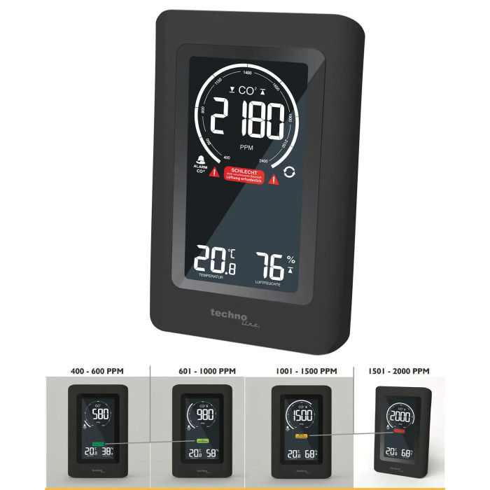 Метеостанція Technoline WL1030 Black (WL1030) 