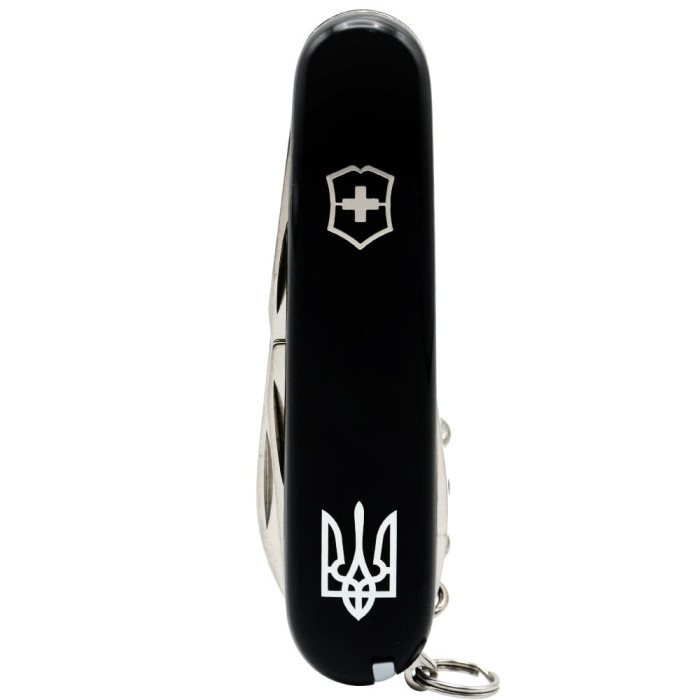 SPARTAN UKRAINE 91мм/12функ/чорн /штоп /Трезубець.біл. 