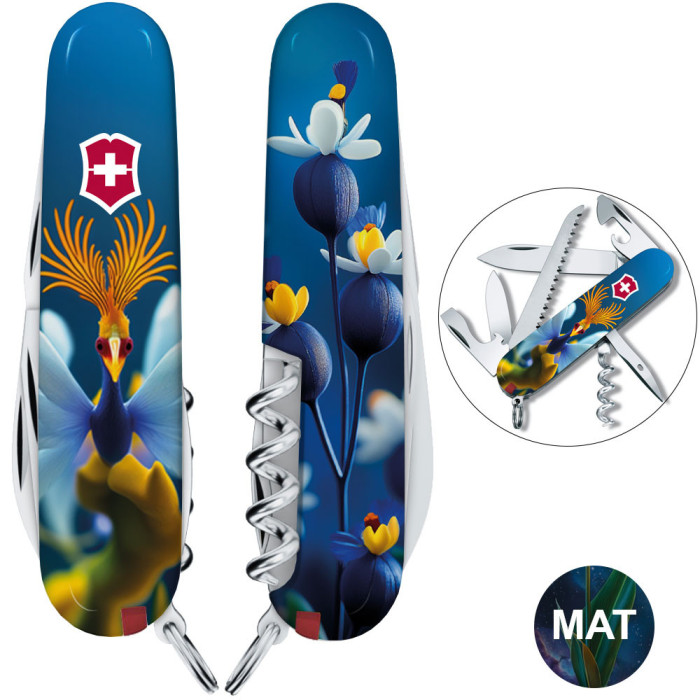 Складаний ніж Victorinox CAMPER DESIGN Фантастична пташка 