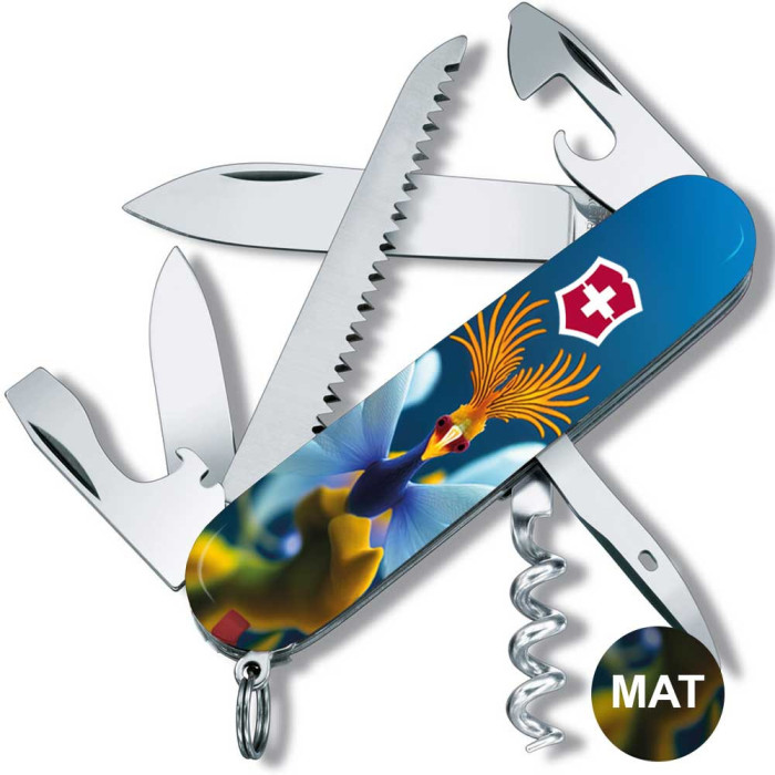 Складаний ніж Victorinox CAMPER DESIGN Фантастична пташка 