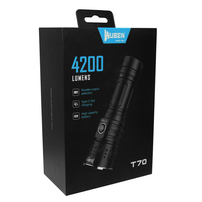 Ліхтар Wuben T70 Black 