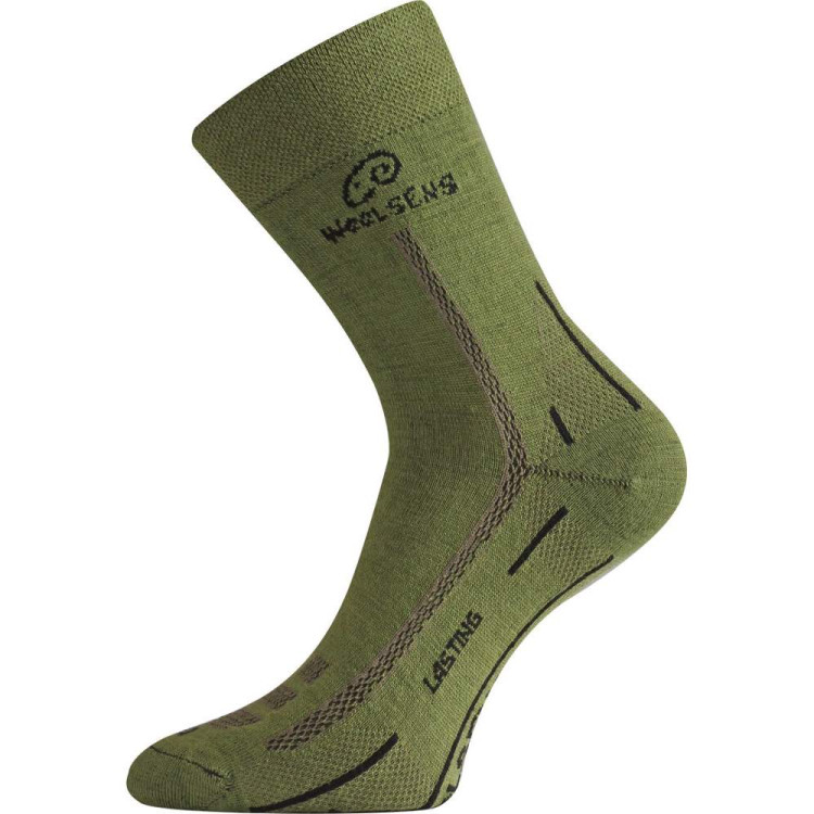 Термошкарпетки для трекінгу Lasting WLS 699 зелені, L 