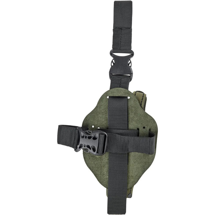 Кобура Ammo Key ILLEGIBLE-1 S Olive на стегно для АПС (KO.IL1.APS.S.06.0) 