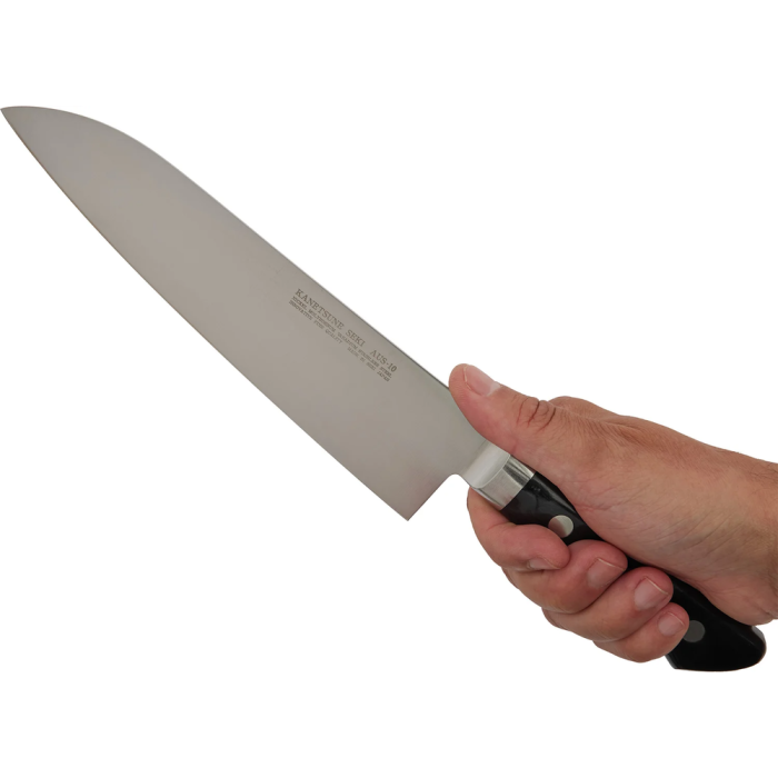Ніж кухонний Kanetsune AUS-10 Pro Santoku, 180 mm 