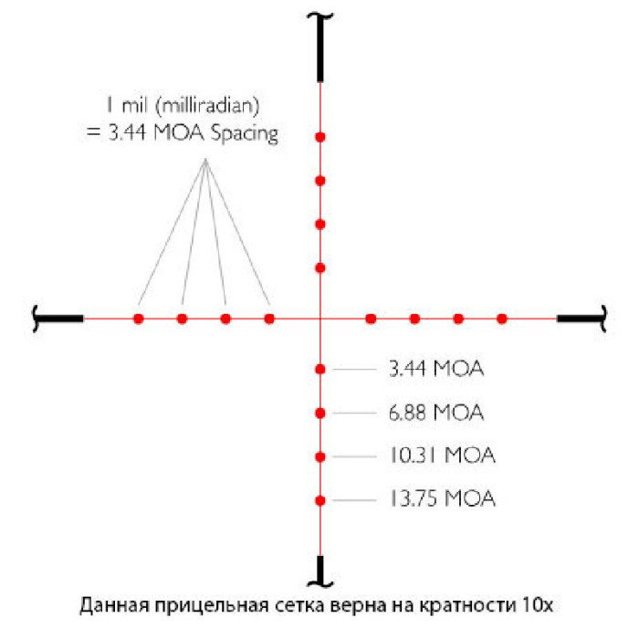 Приціл Hawke Vantage 3-9х40 , 1", Mil Dot, підсвічування 