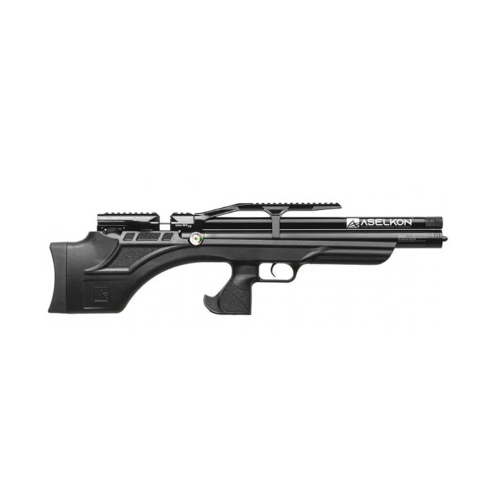 Пневматична Редукторна PCP гвинтівка Aselkon MX7 Black кал. 4.5 
