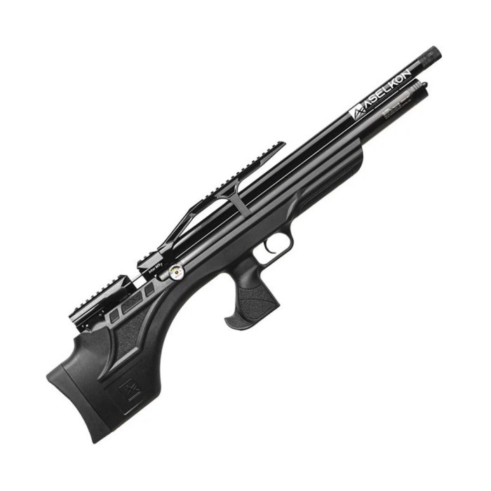Пневматична Редукторна PCP гвинтівка Aselkon MX7 Black кал. 4.5 