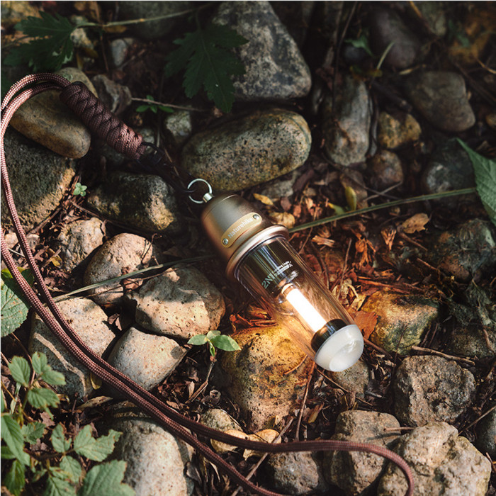 Ліхтар кемпінговий Naturehike CNK2350ZM010, 118х39мм, коричневий 