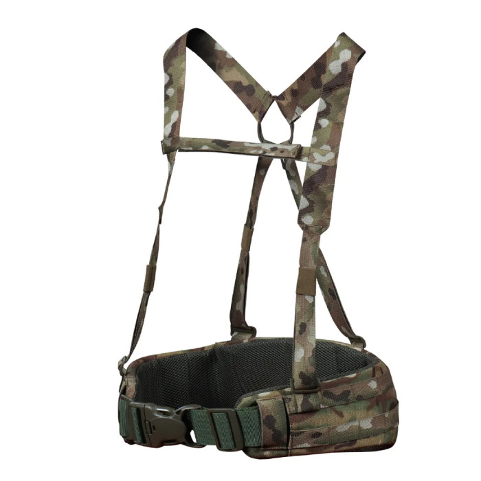 Тактичний розвантажувальний пояс Ukrarmor S/M Мультикам 