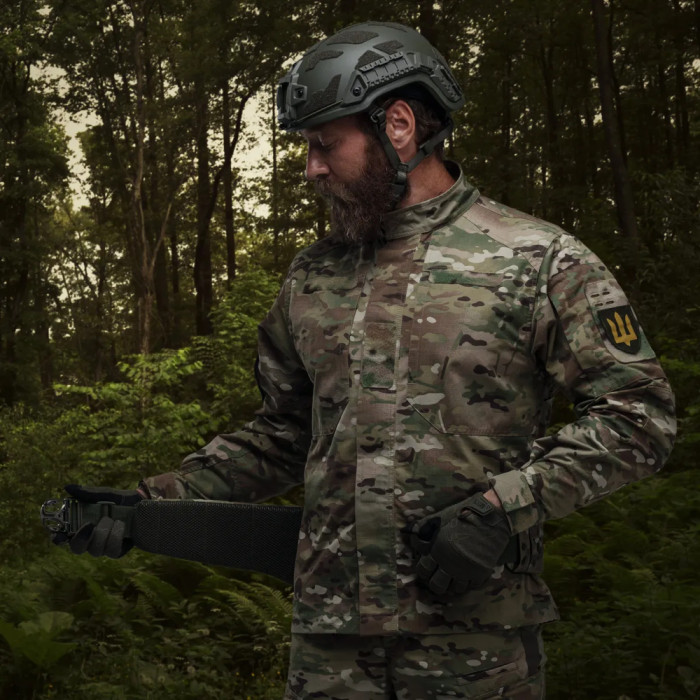 Тактичний розвантажувальний пояс Ukrarmor S/M Мультикам 