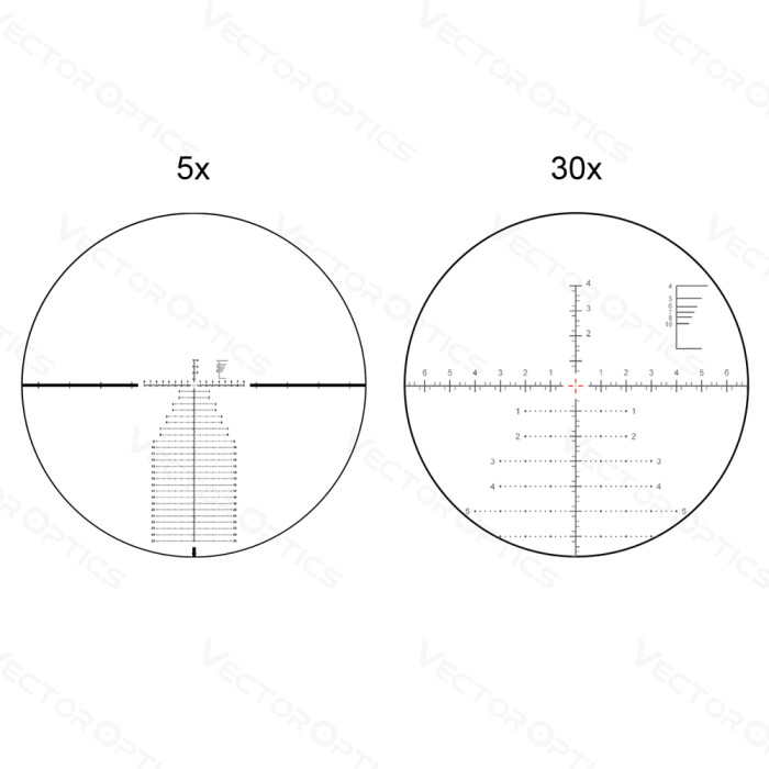 Приціл оптичний Vector Optics Continental 5-30x56 (34mm) illum. FFP Ranging 