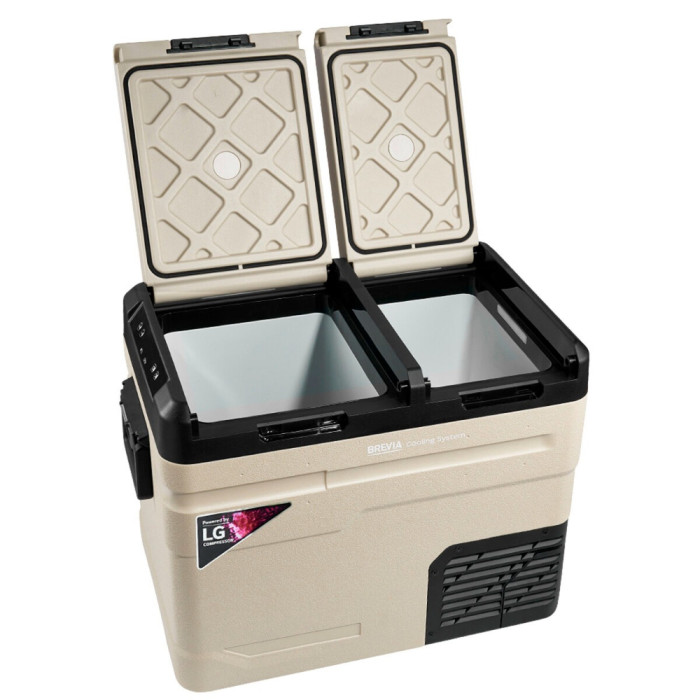 Портативний холодильник BREVIA 47L, двокамерний (Компресор LG) (23525) 