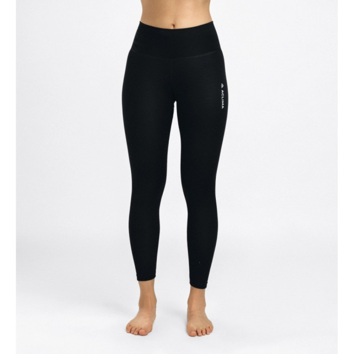 Термокальсони жін. Aclima WarmWool 200 Longs High Waist висока посадка Jet Black XXL