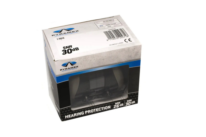Навушники захисні Pyramex PM8010 (захист SNR 30 dB, NRR 26 dB), бежево-сірі 