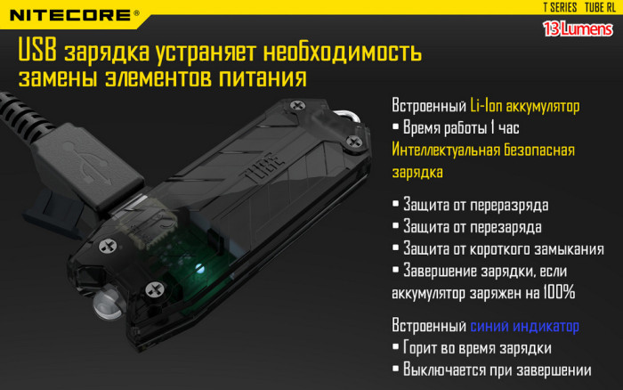Ліхтар Nitecore TUBE RL 