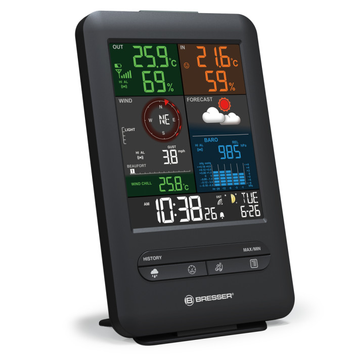 Метеостанція Bresser Weather Center 5-in-1 Beaufort (7002525/12904) (930212)