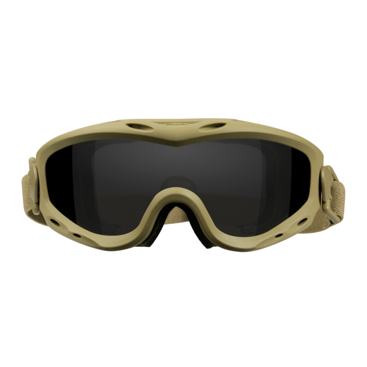 Захисні балістичні окуляри Wiley X SPEAR Dual сірі /прозорі /помаранчеві лінзи /матова тілесна оправа 
