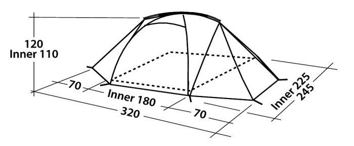 Намет Easy Camp Equinox 300, 43254 