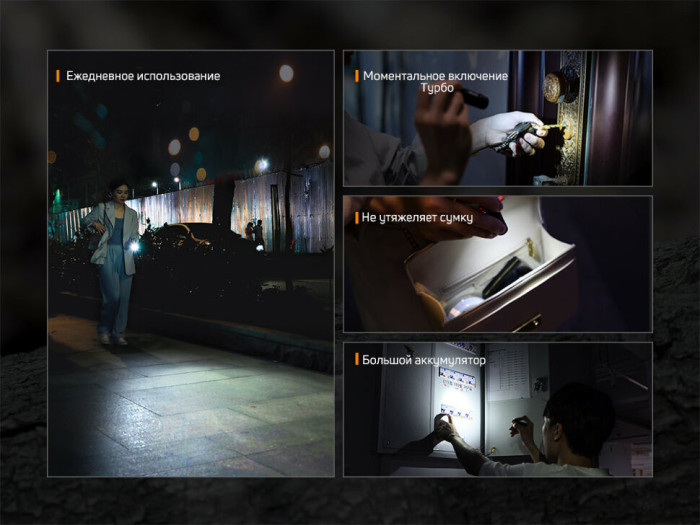 Ліхтар ручний Fenix E05R зелений (Відкрита упаковка/перезаряджений акб) 