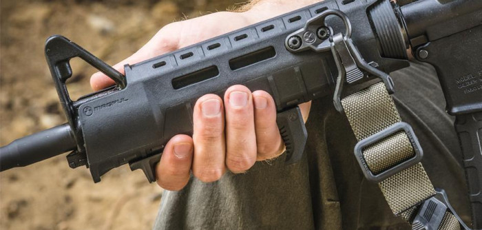 Упор Magpul M-LOK Hand Stop Kit передній на цівку - чорний 