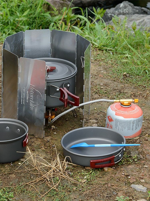 Вітрозахисний екран для пальника Naturehike NH 10 NH20CJ008 steel 