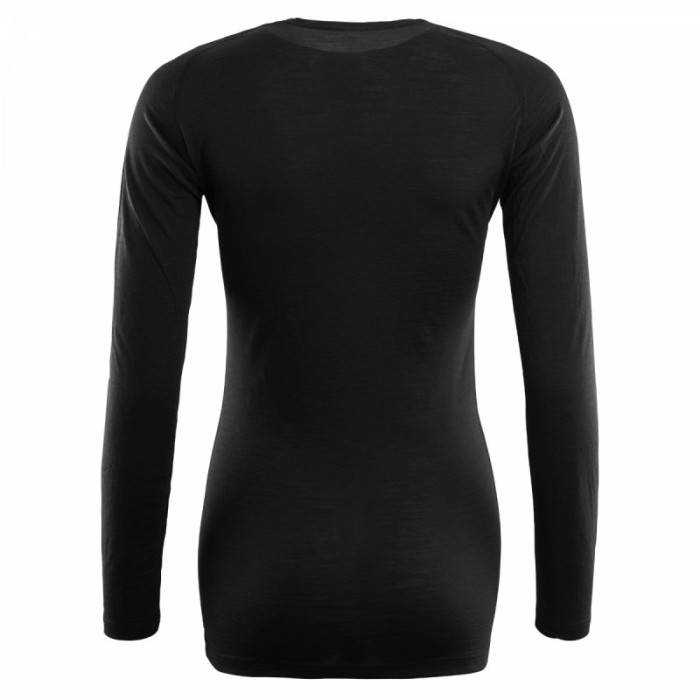 Термофутболка жіноча Aclima LightWool Shirt Crew Neck Woman JetBlack, XS 