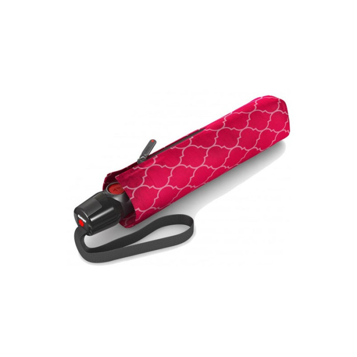 Парасолька Knirps T. 200 Regenerate Red Ecorepel UV Protection Авто /складаний /8спіц /D99x28см 